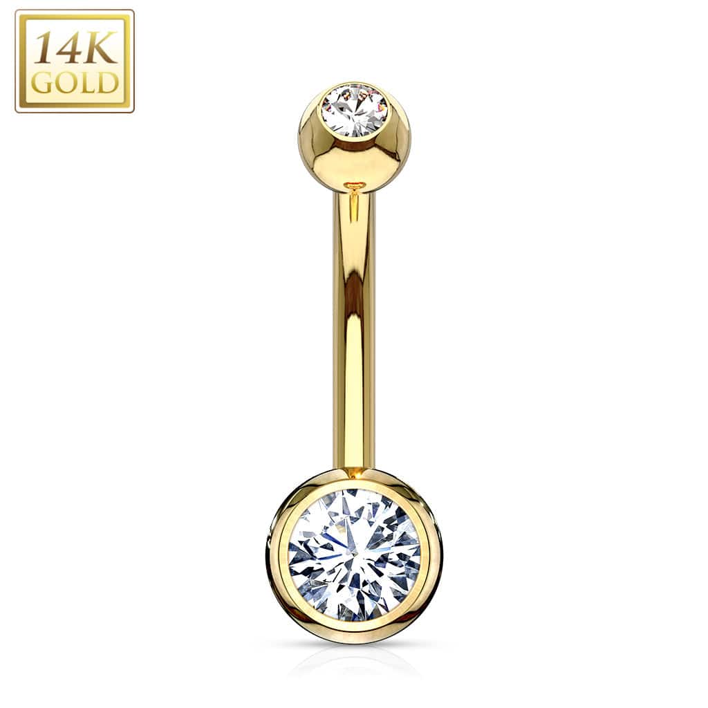 Gold belly on sale button rings canada
