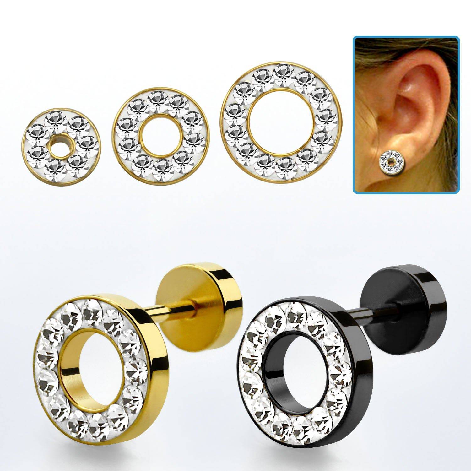 Stainless Steel Earring Back Plugs Ear Plugs Earring Bases - Temu