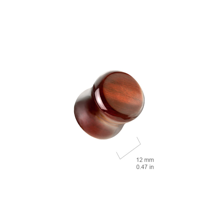 Organic Natural Red Tiger's Eye Double Flared Stone Plugs - Pierced Universe