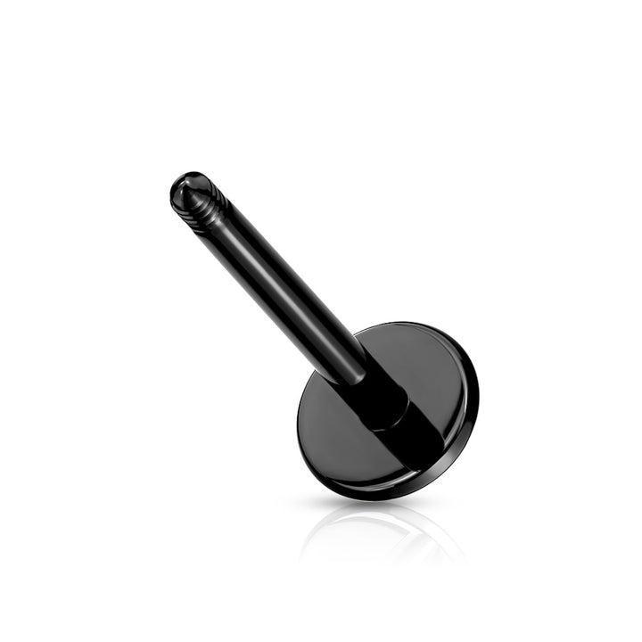 316L Surgical Steel Externally Threaded Replacement Posts Flat Back Labret - Pierced Universe
