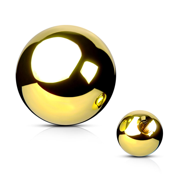 316L Surgical Steel 16ga & 14ga Externally Threaded Replacement Balls - Pierced Universe