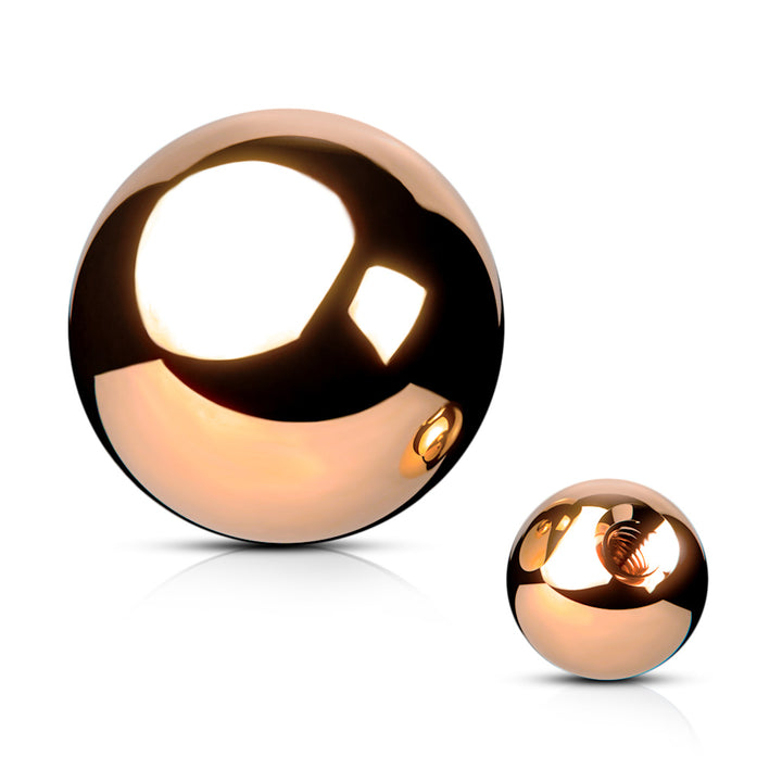 316L Surgical Steel 16ga & 14ga Externally Threaded Replacement Balls - Pierced Universe