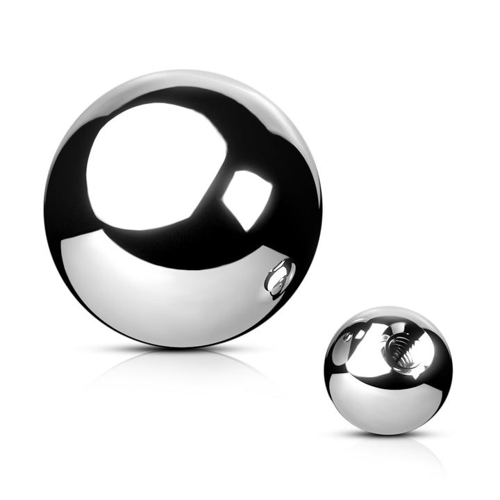 316L Surgical Steel 16ga & 14ga Externally Threaded Replacement Balls - Pierced Universe