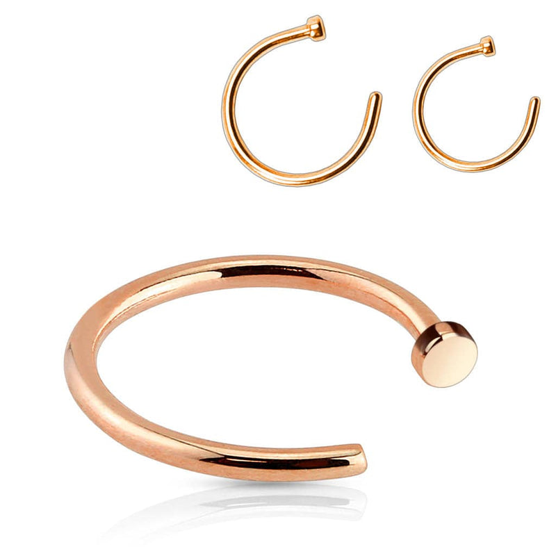 Buy Half Moon Nose Ring, 14k SOLID GOLD Septum Earring, Solid Gold Nose  Jewelry, Nostril Ring, Gold Septum, Nose Ring, Septum Ring, Helix Online in  India - Etsy