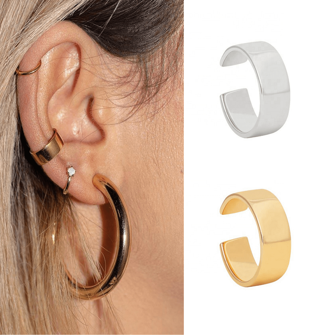 Thick shop cuff earrings