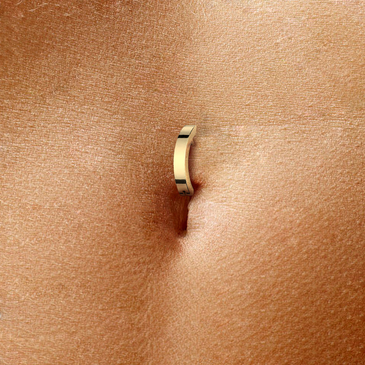 316L Surgical Steel Clicker Hoop Belly Ring - Pierced Universe
