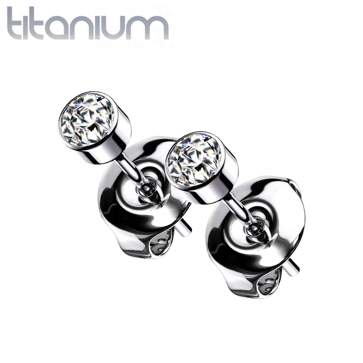 Titanium earrings outlet