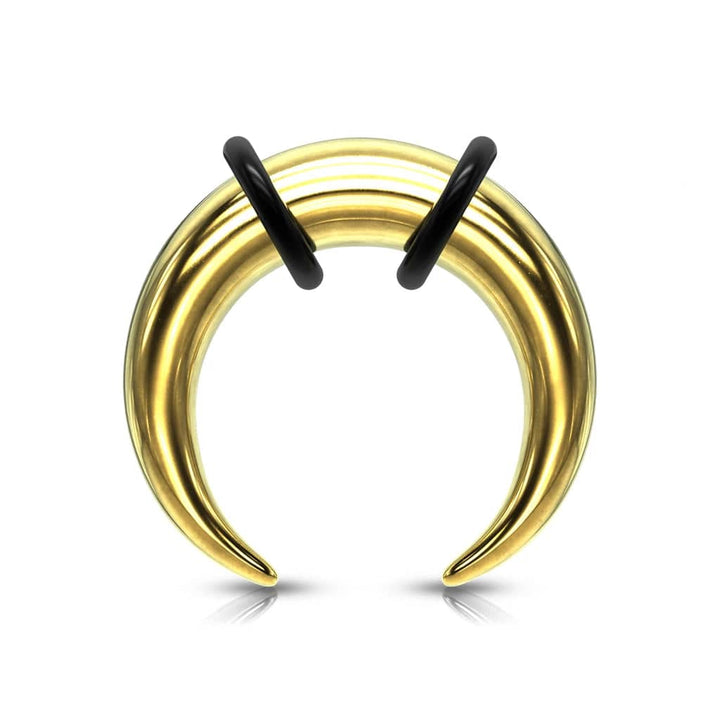 Gold Plated Surgical Steel Ear Pincher Buffalo Stretcher Expander - Pierced Universe