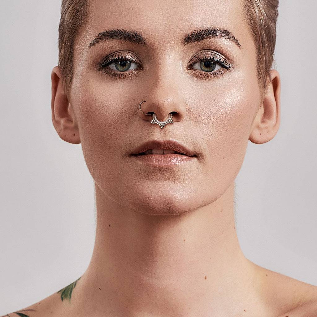 Septum tribal on sale